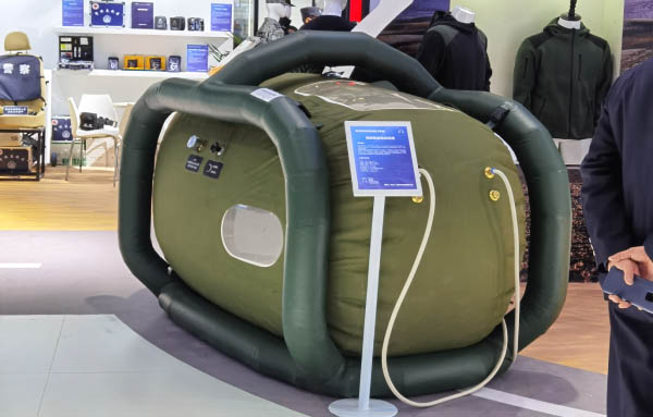江苏公安厅装备思迈便携式智能增压氧舱